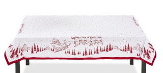 Santa and Sleigh Tablecloth (84x60)