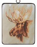 Moose/ Elk Disc Ornament