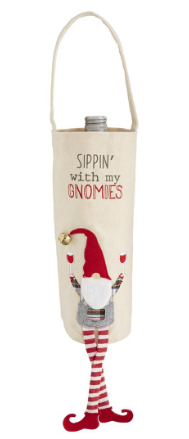 Gnome Dangle Leg Wine Bag