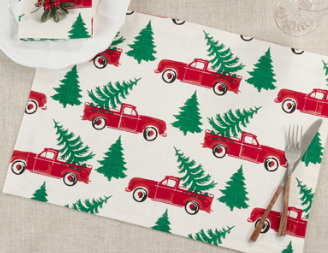 Christmas Truck Placemat