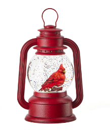 Christmas Cardinal Lighted Water Lantern