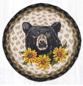 Bear Floral 10" Capitol Earth Mat
