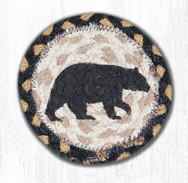 American Bear with Black and Tan Capitol Earth 5" Coaster