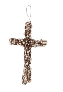 Beaded Wire Cross