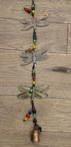 Triple Dragonfly Beads and Bells