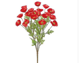 Mini Poppy Bush (Red)