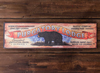 "Purgatory Lodge" Sign (PP-906)