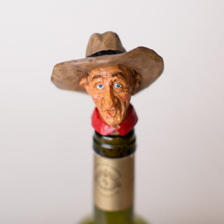 Clarence Cowboy Wine Stopper