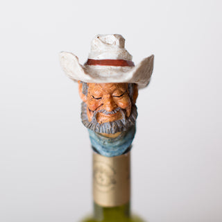 Eddie Cowboy Wine Stopper