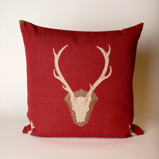 Red Uncle Buck Pillow