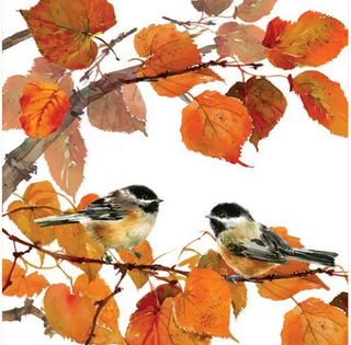 Autumn Birds (Beverage Napkin)