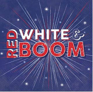 Red White & Boom (Beverage Napkin)