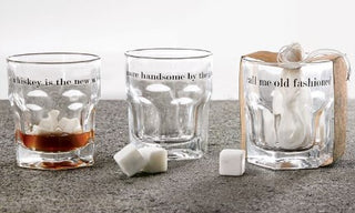 Whiskey Glass and Rock Set