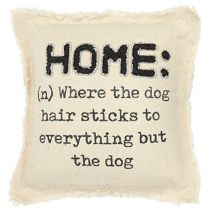 Home Washed Canvas Dog Pillow
