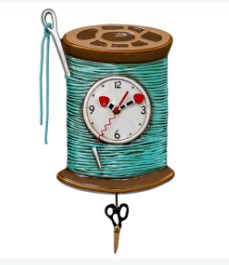 Needle and Thread Clock