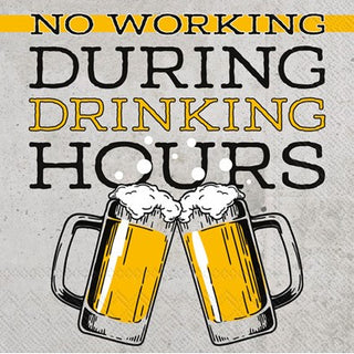 Drinking Hours (Beverage Napkin)