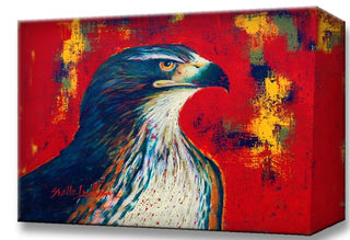 Red Tailed Hawk Metal Art (A2BX-REDT-SL)